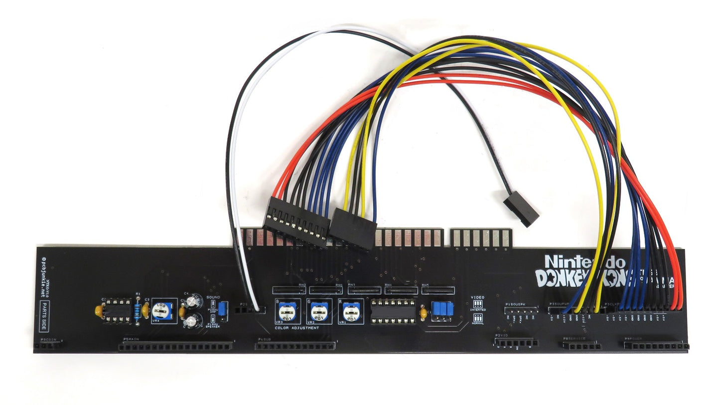 Nintendo Donkey Kong TKG3 / Radar Scope to JAMMA Adapter